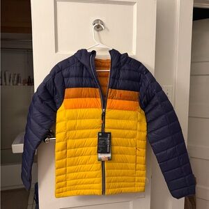 Cotopaxi Men’s Fuego Down Hooded Jacket
Size X-Small